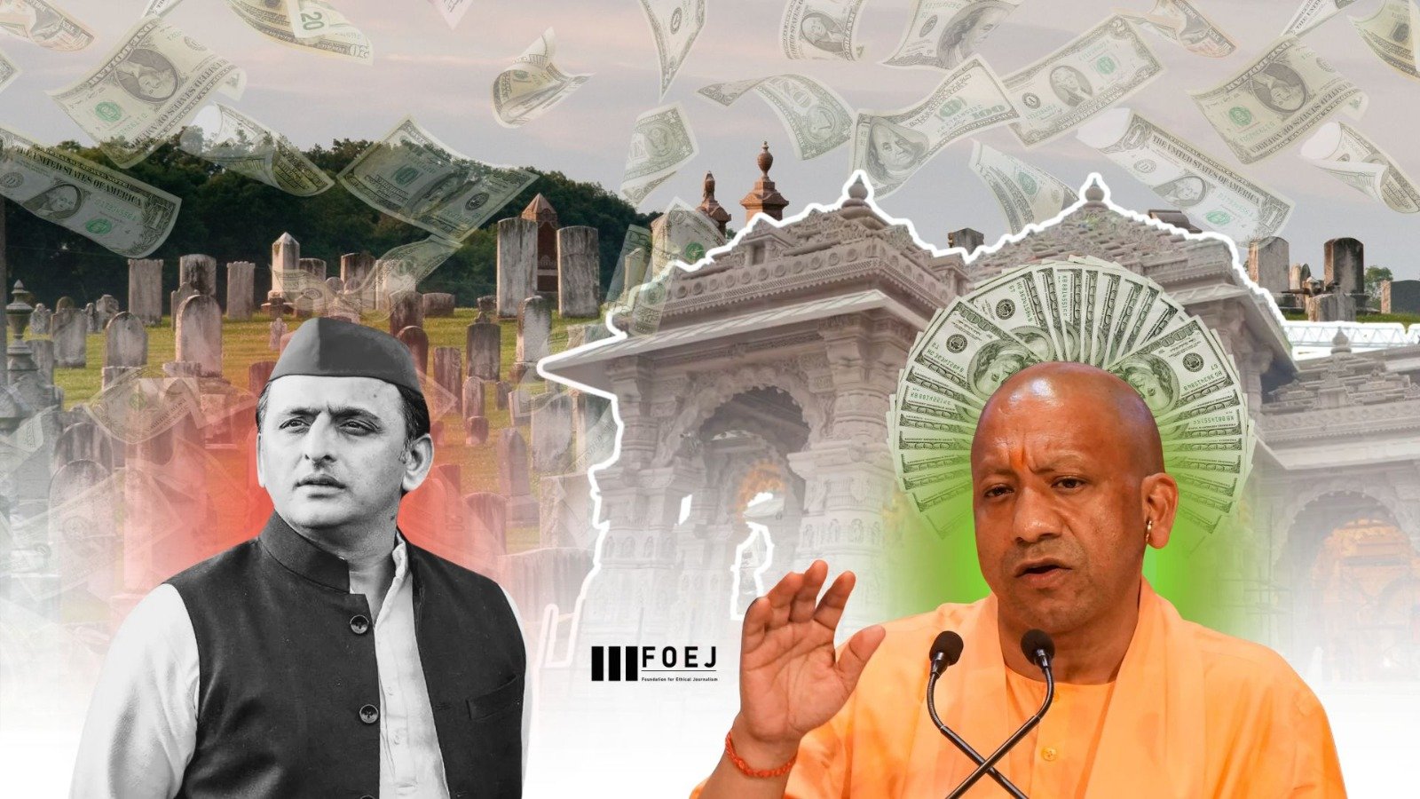 “You Funded Graveyards, We Fund Temples”: Yogi Adityanath Targets Akhilesh Yadav