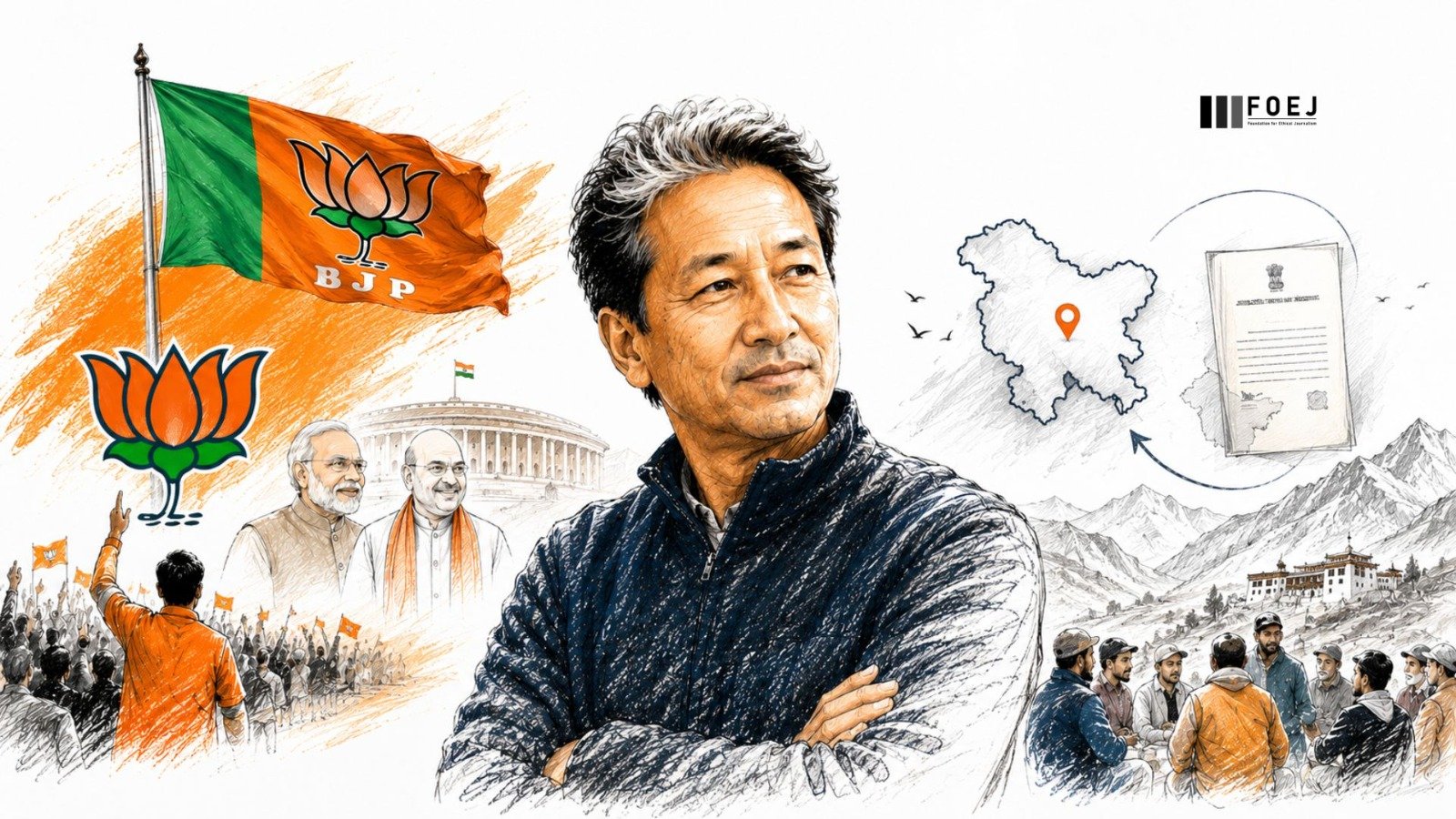 When They Were Allies: Sonam Wangchuk’s support for the BJP, Article 370 and Demonetization before 2020